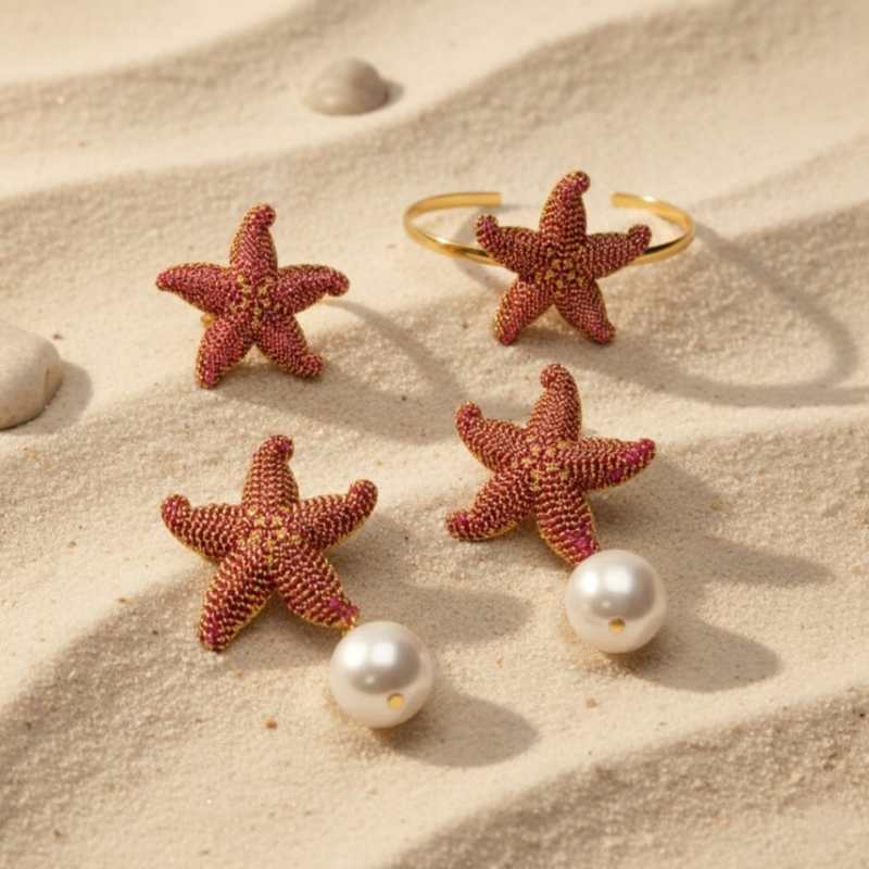 High-end handcrafted accessory from the iottigleam Modena collection. Modern gold-plated natural stone accessory set at iottigleam. 